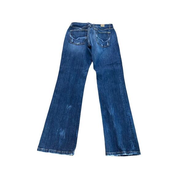 Lucky Brand by Gene Montesano Blue Denim Bootcut Jean Size 2/26 - Picture 3 of 4